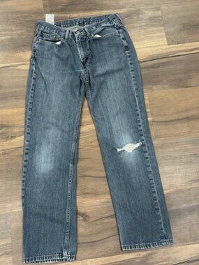 Levis 514 Mens Straight Fit Jeans Medium Wash Blue Denim 34x34
